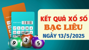Kết quả xổ số Bạc Liêu hôm nay 13/5/2025 - XSBL 13/5