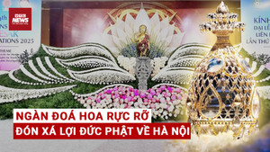 Xá lợi Đức Phật về Hà Nội: Phật tử quên ăn ngủ trang hoàng không gian chiêm bái