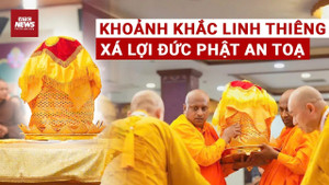 Xá lợi Đức Phật an tọa tại chùa Quán Sứ: Giây phút thiêng liêng chạm trái tim vạn phật tử 