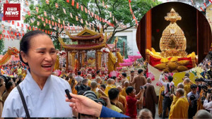 Xuyên đêm đi 300km chiêm bái Xá lợi Đức Phật