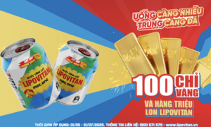 Sạc nhanh năng lượng, bùng nổ sức mạnh vàng cùng Lipovitan