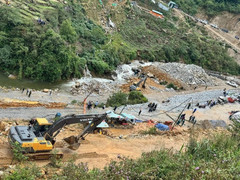 Thủ tướng yêu cầu điều tra nguyên nhân sạt lở công trường thủy điện ở Lai Châu