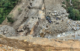 Sạt lở đất khi thi công thủy điện ở Lai Châu, 5 người thiệt mạng