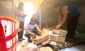 Thu giữ hơn 2 tấn thực phẩm không rõ nguồn gốc tại Quảng Ninh