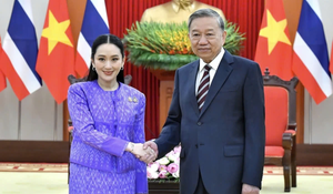 Tổng Bí thư Tô Lâm tiếp Thủ tướng Thái Lan Paetongtarn Shinawatra