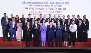 Thủ tướng Việt Nam và Thái Lan dự Diễn đàn 'Một cộng một trên ba kết nối'