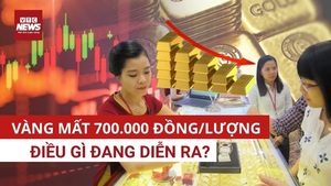 Giá vàng chiều 17/5: Vàng lao dốc không phanh, mất tới 700.000 đồng/lượng