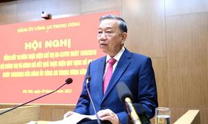 Tổng Bí thư: Bộ Công an là điểm sáng về sắp xếp bộ máy hiệu lực, hiệu quả