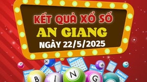 Kết quả xổ số An Giang hôm nay 22/5/2025 - XSAG 22/5