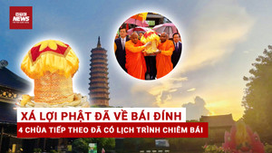 Xá lợi Phật được tôn trí tại chùa Bái Đính: Lịch trình chiêm bái đến ngày 2/6