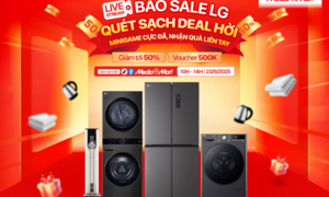 MediaMart livestream độc quyền 'Bão sale LG - quét sạch deal hời' giảm tới 45%