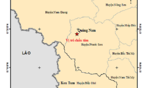 Huyện miền núi ở Quảng Nam xảy ra động đất 3 độ richter
