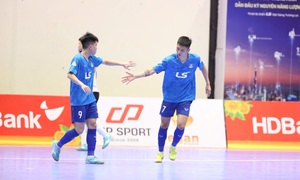 Futsal HDBank VĐQG 2025: Thái Sơn Bắc thắng đậm Hà Nội