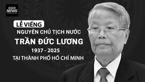 Dòng người nối dài xúc động tiễn biệt nguyên Chủ tịch nước Trần Đức Lương