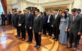 Lễ viếng và mở sổ tang nguyên Chủ tịch nước Trần Đức Lương tại Mỹ