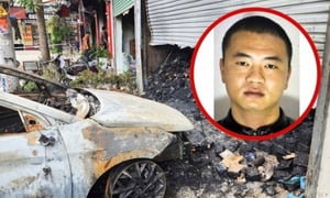 Bắt được kẻ phóng hỏa khiến 4 ngôi nhà cháy rụi ở Bắc Giang