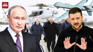 Trực thăng chở ông Putin bị UAV Ukraine dồn dập tấn công