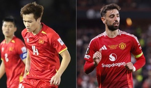 Trực tiếp bóng đá ASEAN All Stars 1-0 Man Utd: Hoàng Đức đối đầu Bruno Fernandes
