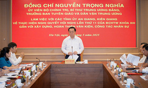 Ông Nguyễn Trọng Nghĩa: Đang hoàn thiện cơ chế để đảng viên làm kinh tế tư nhân