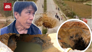 Hố 'tử thần' ở Bắc Kạn nuốt chửng người đi xe máy: Cha đau đớn chờ đợi phép màu