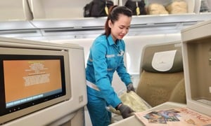 Vietnam Airlines và quy trình vệ sinh máy bay chuẩn 5 sao