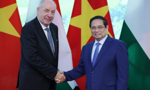 Thủ tướng Phạm Minh Chính hội kiến Tổng thống Hungary Sulyok Tamas