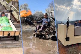 'Dị nhân' trên núi cao chế tạo 300 chiếc xe kỳ lạ trong 7 năm 