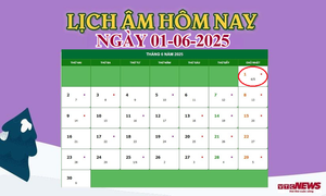 Lịch âm 1/6 - Âm lịch hôm nay 1/6 chính xác nhất - lịch vạn niên 1/6/2025