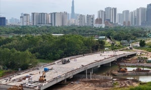 Tuyến đường Liên Phường sắp về đích, giảm áp lực giao thông khu Đông TP.HCM