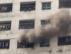 Hà Nội: Cháy căn hộ tầng 14 chung cư HH Linh Đàm