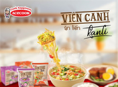 Acecook Việt Nam ra mắt bộ đôi Viên canh Kanli và Gia vị chiên cơm Rang Rang