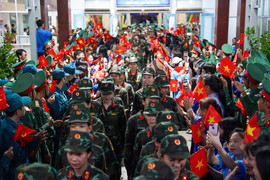 Cán bộ, chiến sĩ TP.HCM ra Bắc tham gia diễu binh kỷ niệm 80 năm Quốc khánh