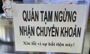 Hàng quán nào không nhận chuyển khoản, tôi sẽ không đến nữa