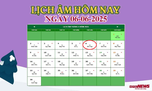 Lịch âm 6/6 - Âm lịch hôm nay 6/6 chính xác nhất - lịch vạn niên 6/6/2025