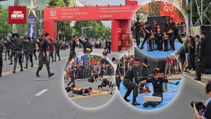 Xem màn biểu diễn võ thuật, khí công đỉnh cao của lực lượng công an