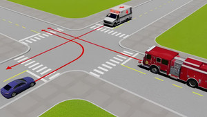 Các xe đi theo thứ tự nào?