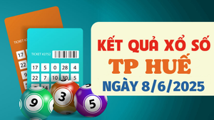 Kết quả xổ số Huế hôm nay 8/6/2025 - XSTTH 8/6