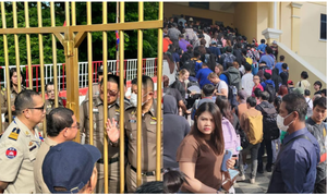 Thái Lan siết chặt an ninh biên giới, cửa khẩu quốc tế Poipet tắc nghẽn