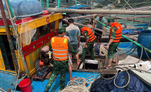 Tàu cá va vào đá ngầm, 4 ngư dân gặp nạn trên vùng biển Quảng Ninh