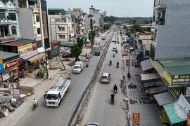 Đường hơn 2km ở Hà Nội làm gần một thập kỷ chưa xong