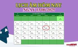 Lịch âm 13/6 - Âm lịch hôm nay 13/6 chính xác nhất - lịch vạn niên 13/6/2025