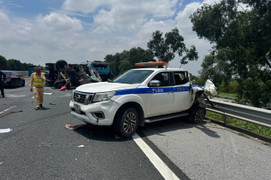 Nguyên nhân vụ tai nạn liên hoàn trên cao tốc Hà Nội - Hải Phòng, 2 người chết