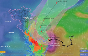 Bão số 1 mạnh lên cấp 11, loạt tỉnh miền Trung nguy cơ sạt lở