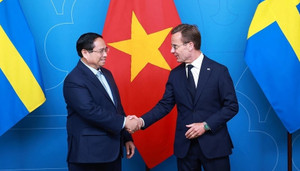 Thủ tướng Phạm Minh Chính hội đàm với Thủ tướng Thụy Điển Ulf Kristerson