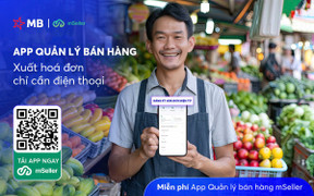 MB tặng miễn phí: App quản lý bán hàng, xuất hóa đơn điện tử chỉ cần điện thoại