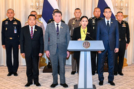 Thái Lan triệu đại sứ Campuchia, đảng liên minh ủng hộ Thủ tướng Paetongtarn 