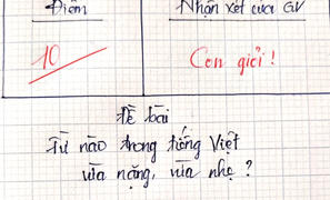 Từ nào trong Tiếng Việt vừa nặng, vừa nhẹ?