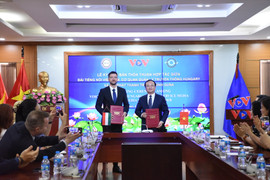 VOV ký thỏa thuận hợp tác với Cơ quan Quản lý truyền thông Hungary