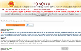 Bộ Nội vụ công bố hotline hỏi đáp về chính quyền địa phương 2 cấp