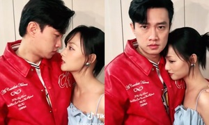 Quốc Trường và bạn diễn kém 13 tuổi lộ loạt khoảnh khắc tình cảm sau hậu trường
